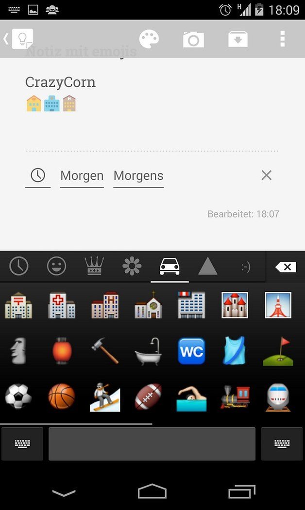 03 emoji keybord crazycorn