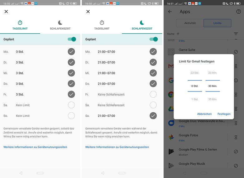 google family link limits german 2019 11 07