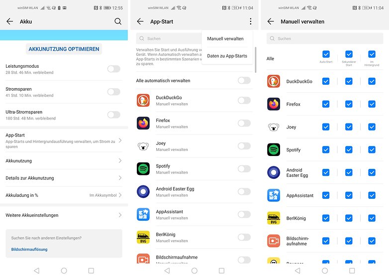 huawei akku einstellungen app start 2020 01 09