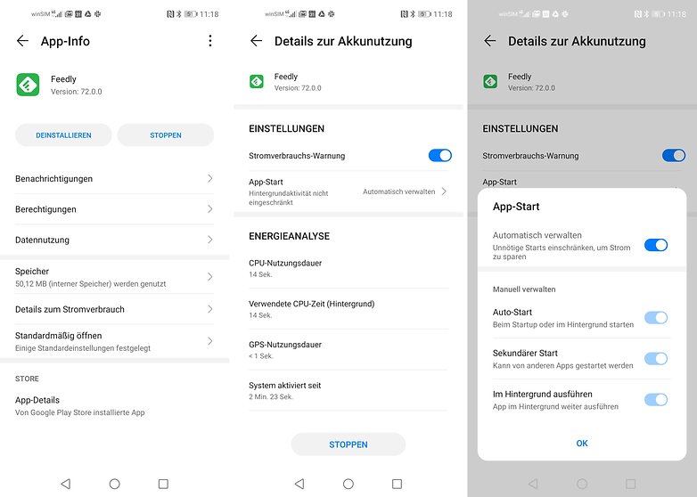 huawei emui app stromverbrauch 2020 01 20