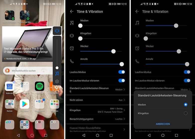 huawei volume settings 2020 02 21