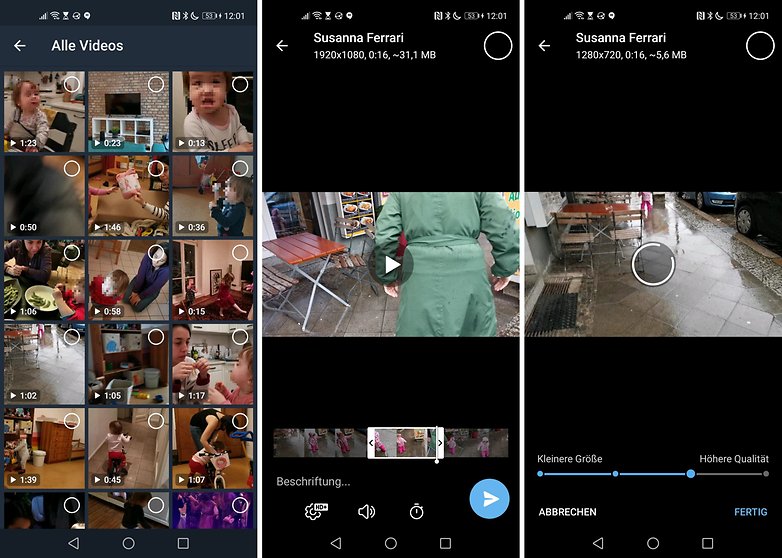 telegram video compression