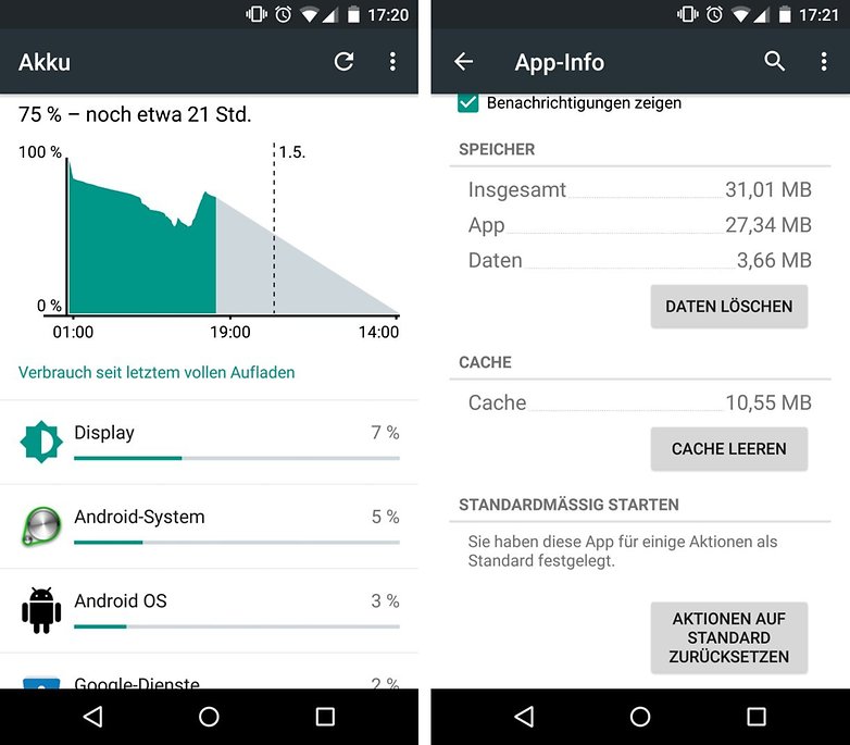 akku uebersicht app info