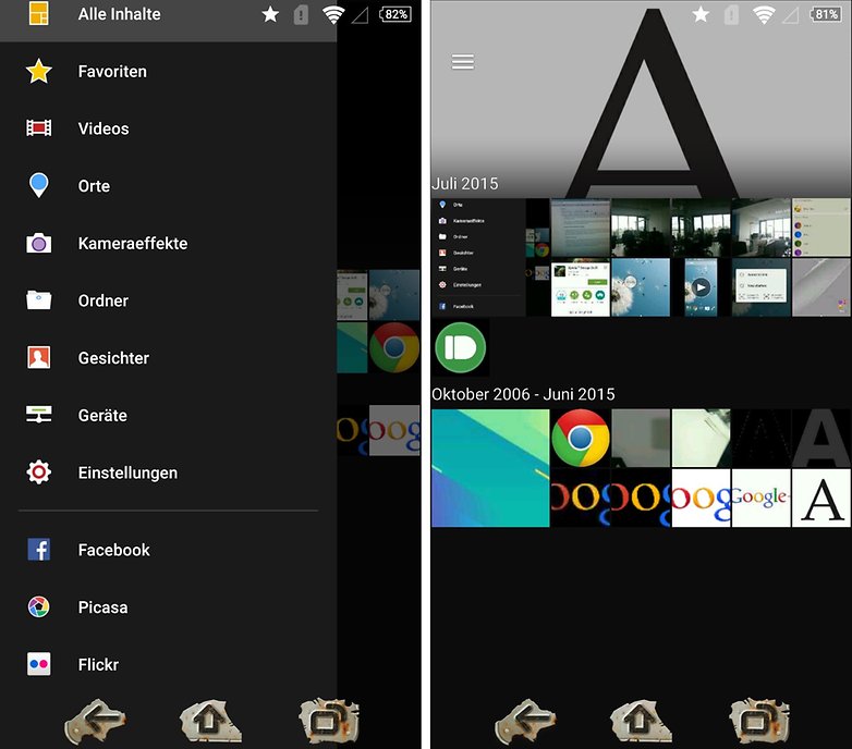 sony xperia ui album de