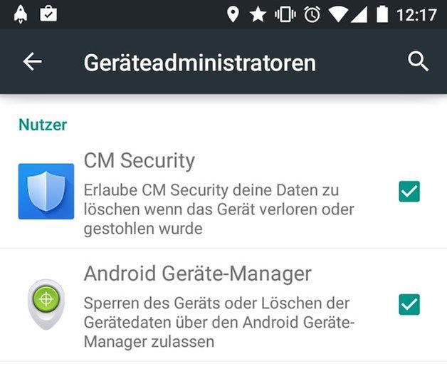 android geraete manager