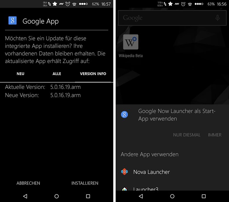 android install app launcher de