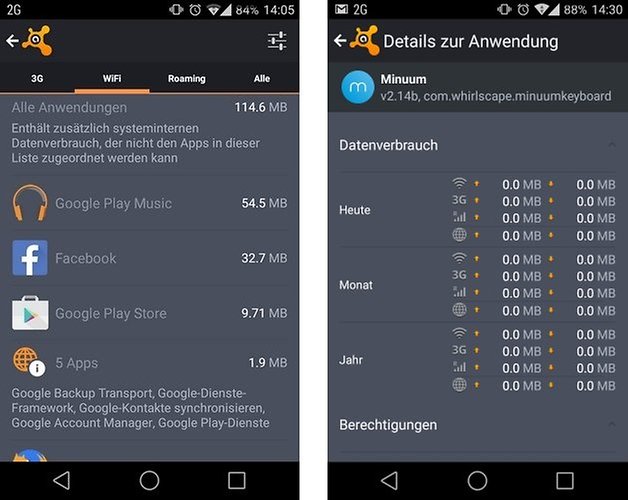 avast mobile security datenverbrauch