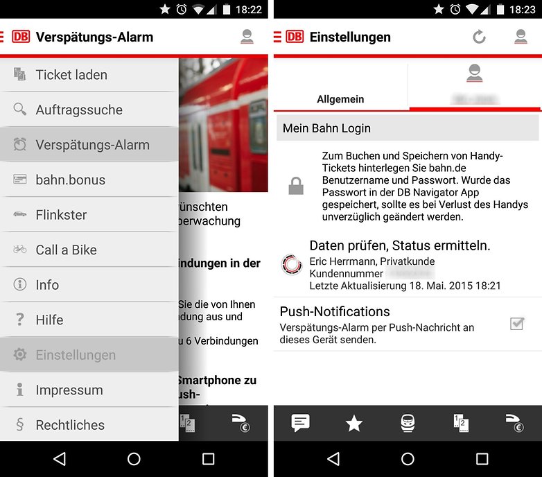 db navigator notification