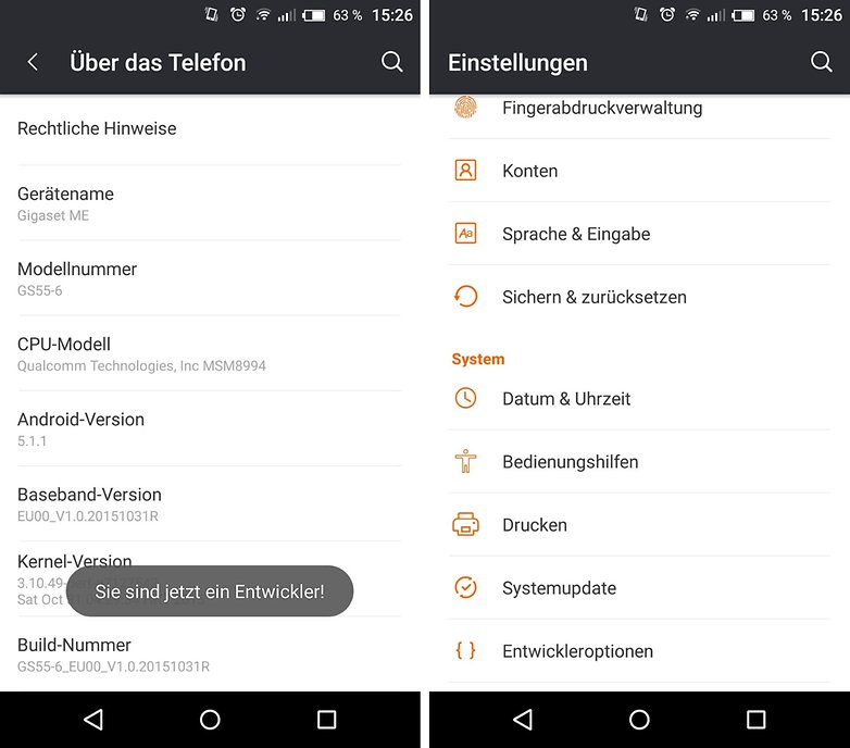 developer options de 1920
