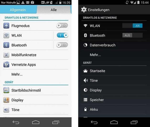 emotionui settings
