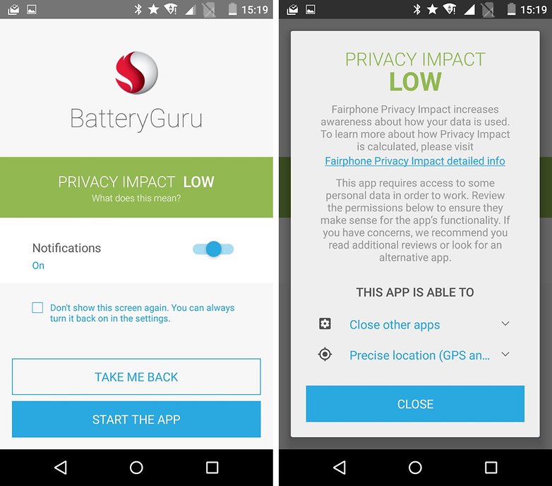 fairphone 2 privacy impact