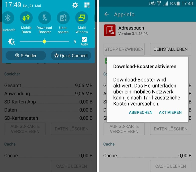 galaxy s5 touchwiz samsung download booster de