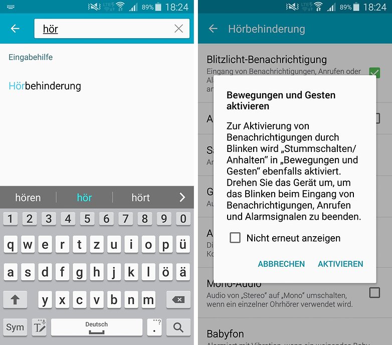 galaxy s5 touchwiz samsung flash notifocation de