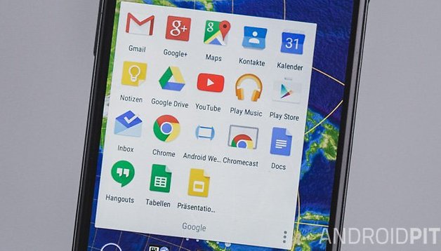 Atualização dos Gapps: Gmail, Chrome Dev, Documentos, Apresentações e Fit