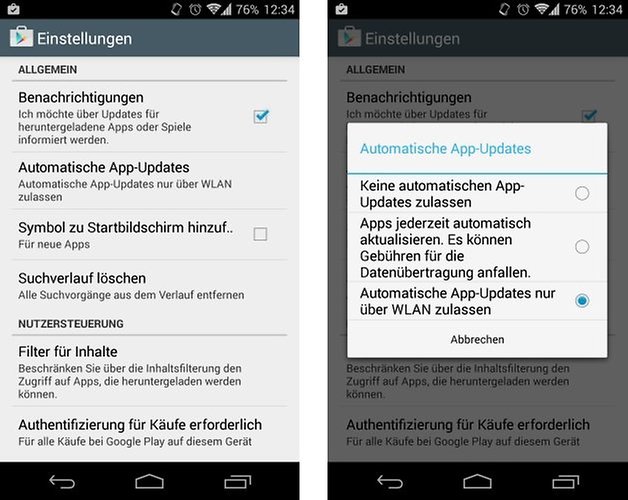 google play store control download de