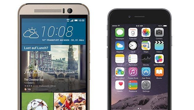 HTC One M9 vs. iPhone 6 im Vergleich: Kann HTC endlich Apple schlagen?