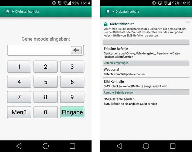 kaspersky anti theft german