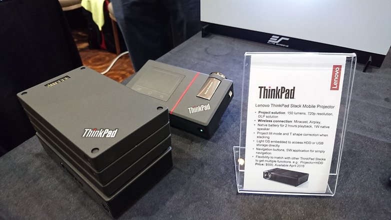 lenovo thinkpad stack projector specs ces2016