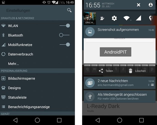 lready dark koulis settings notifications