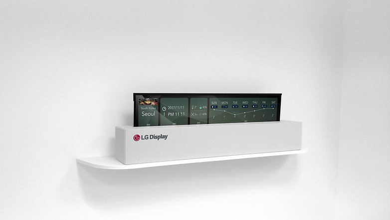 LGD 65 inch UHD rollable OLED display 2