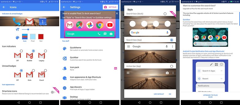 action launcher oreo pixel 2 fake