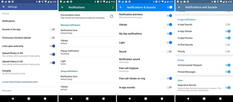 android nougat app notifications