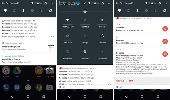 android o quick settings