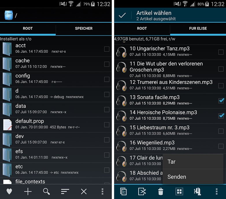 android explorer main files de
