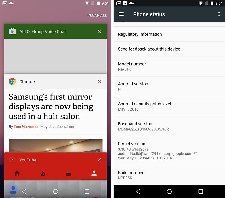 android n recents clear all