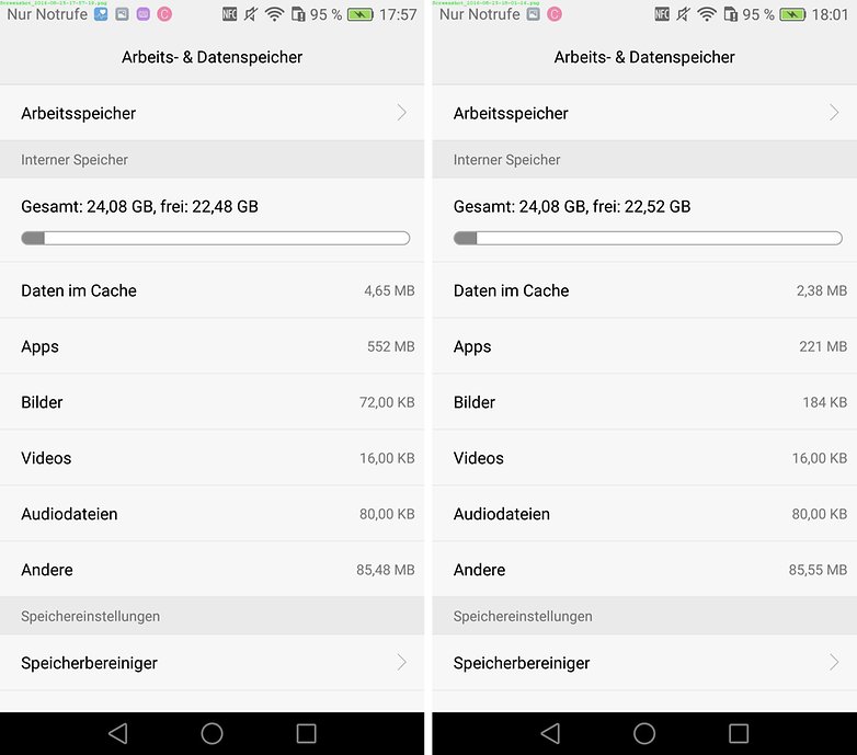 bloatware size honor 8 de