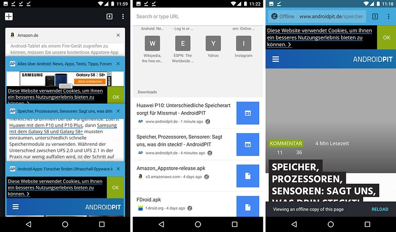 chromium open downloaded site