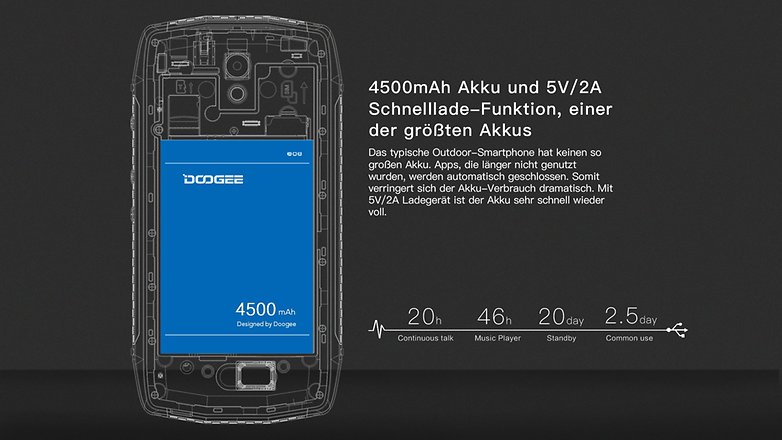 doogee t5 de akku