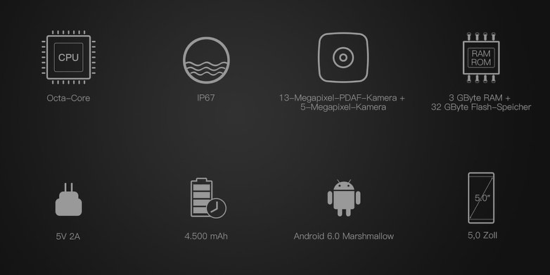 doogee t5 de specs