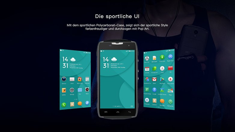 doogee t5 de sport ui
