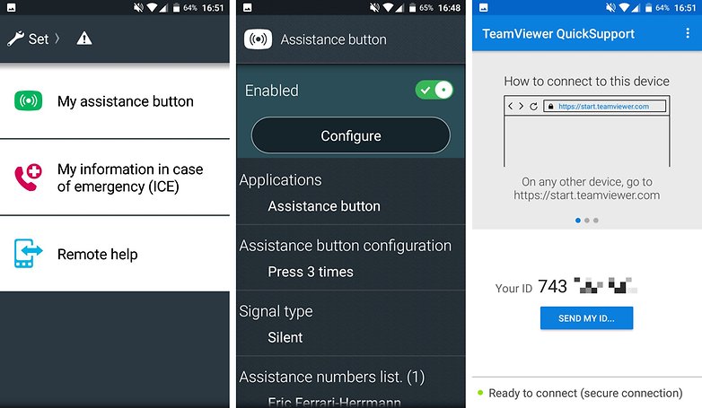 doro easy help menu