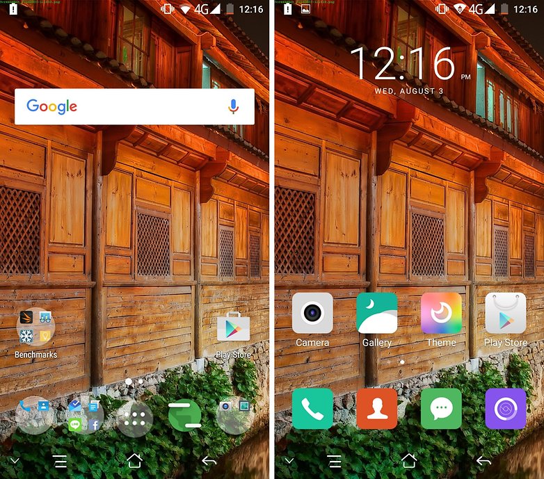 elephone s3 home screen launcher