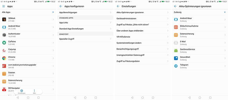 emui 5 doze settings