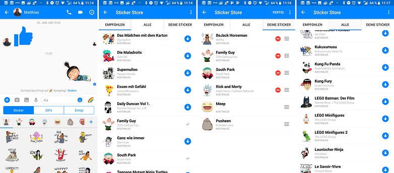 facebook messenger sticker feb 2018