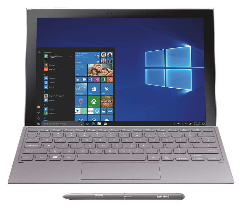 galaxy book 2 sv front keyboard up spen cmyk