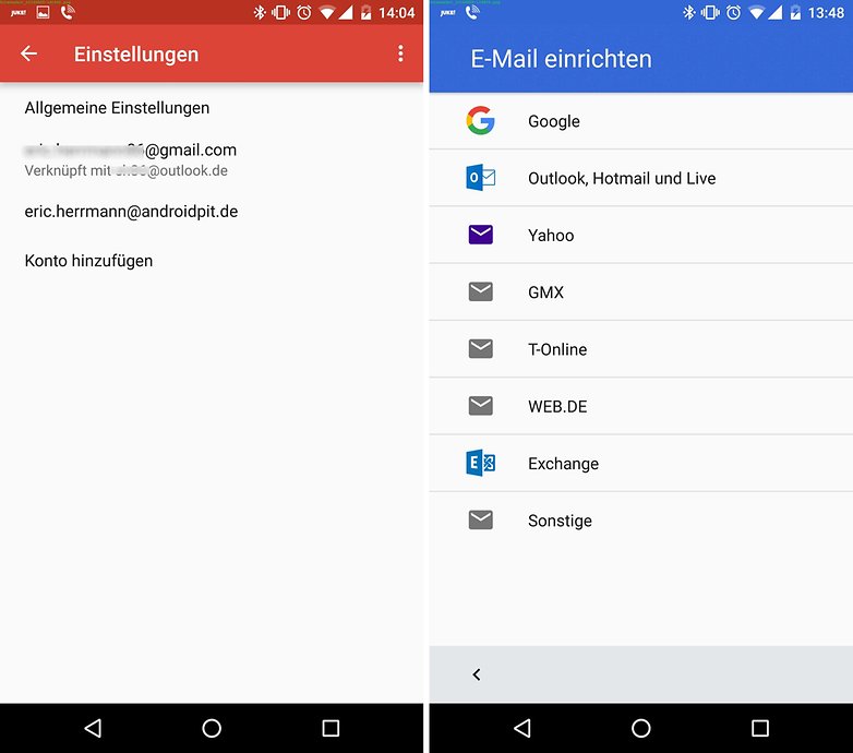 gmail add account de