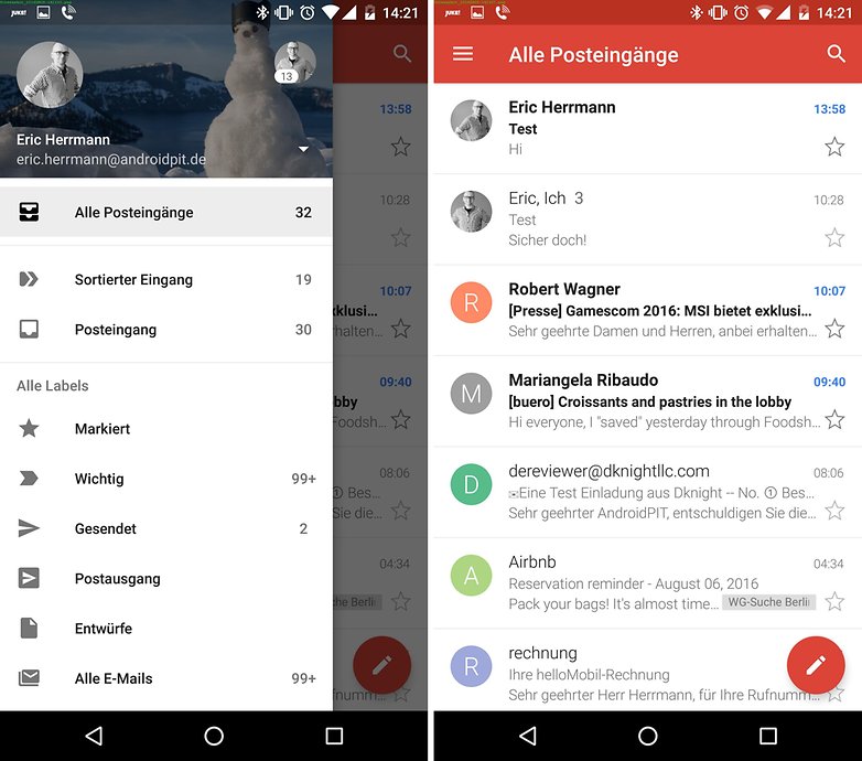 gmail all inboxes de