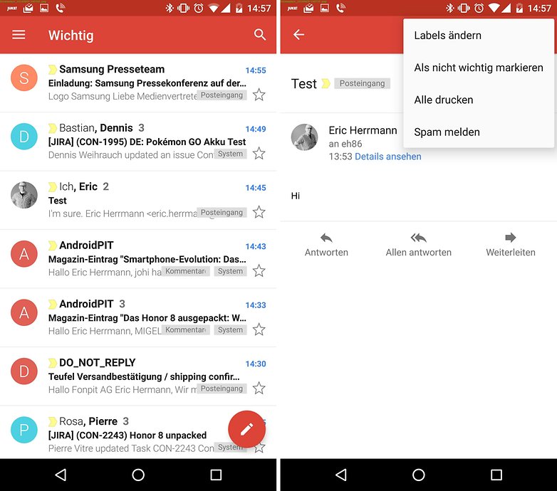 gmail important de