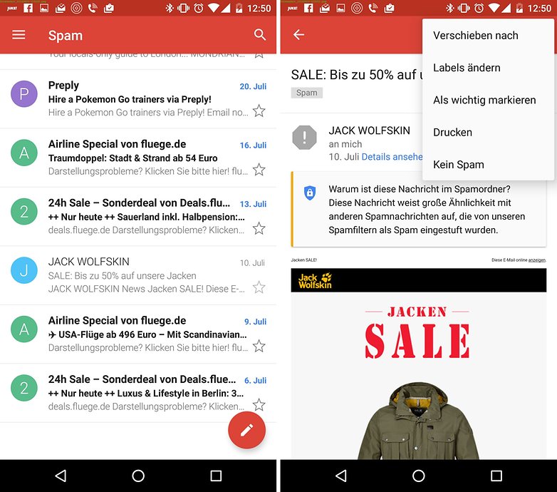 gmail spam de
