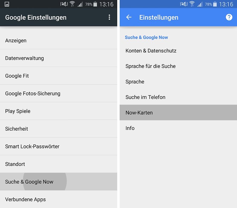 google now einrichten 1