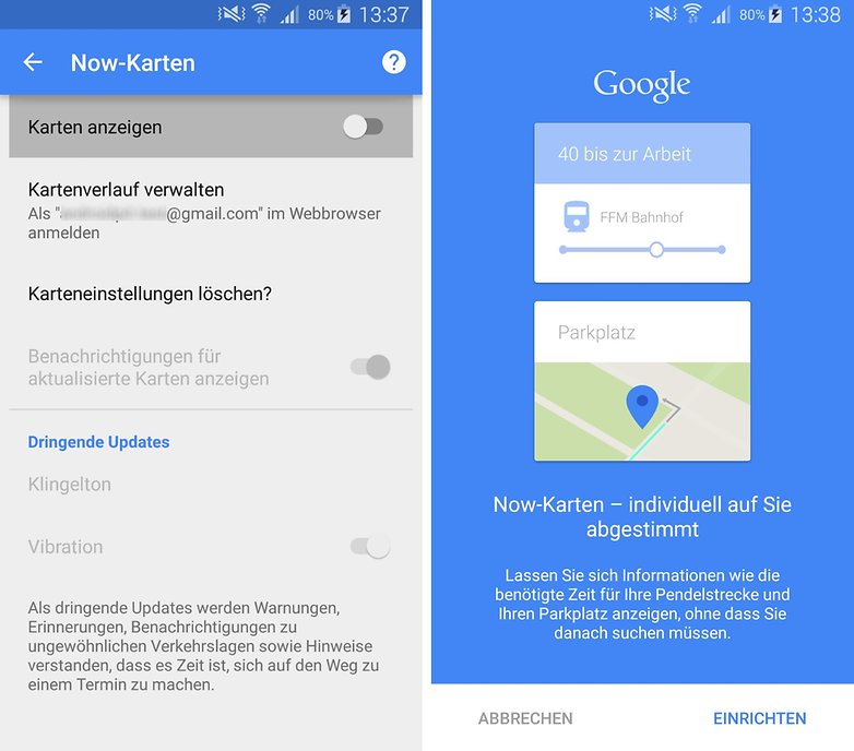 google now einrichten 2