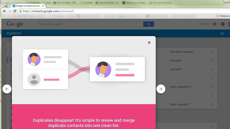 google contacts website