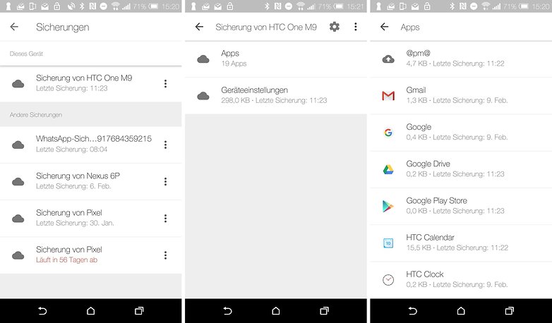 google drive app backup 1 de