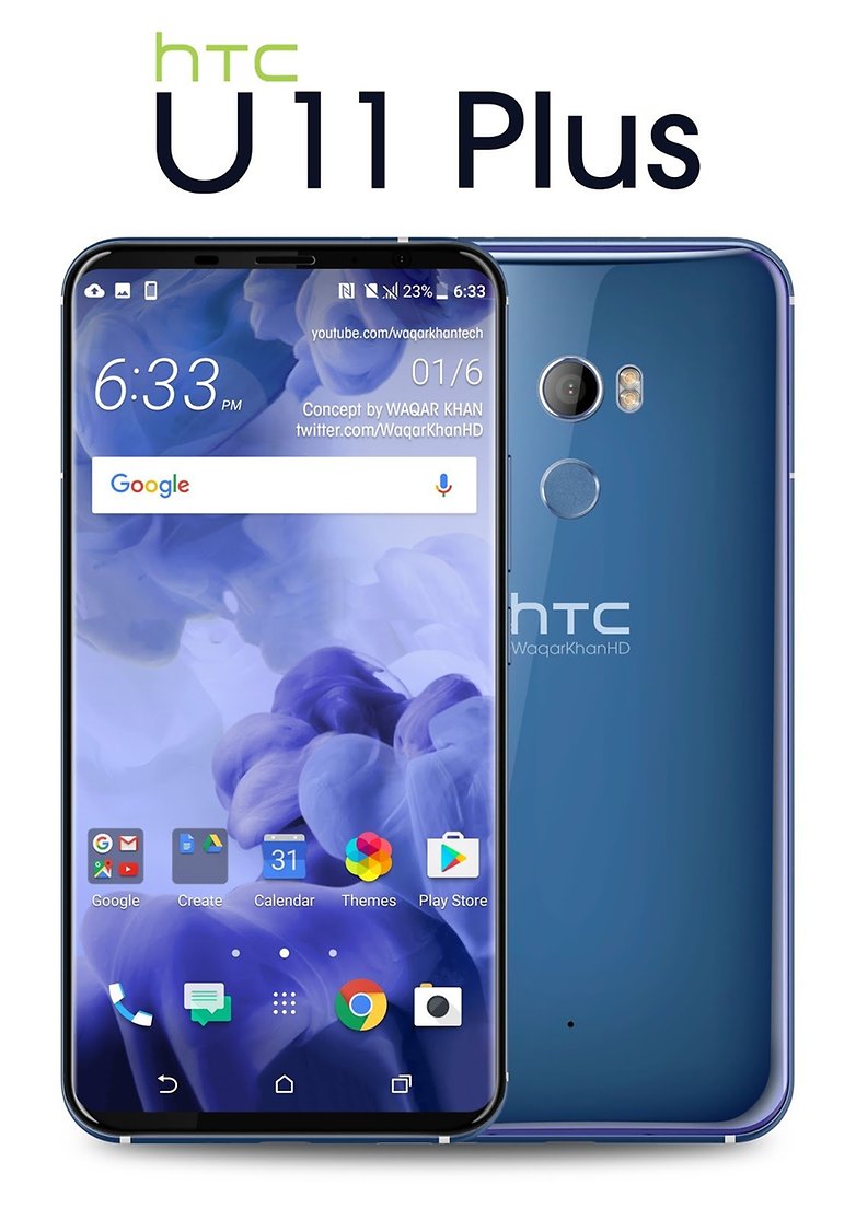 htc u11 plus fan rendering