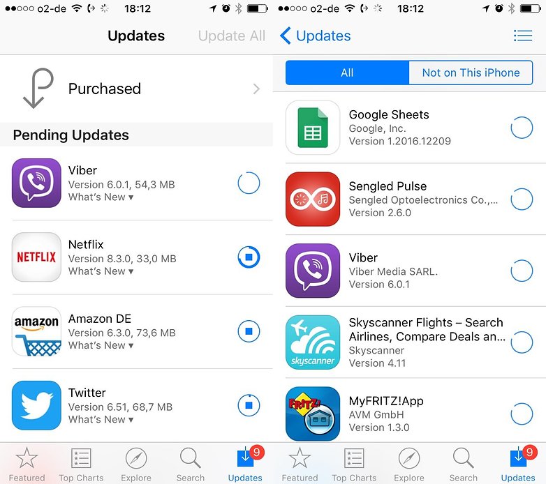 ios app store purchased apps