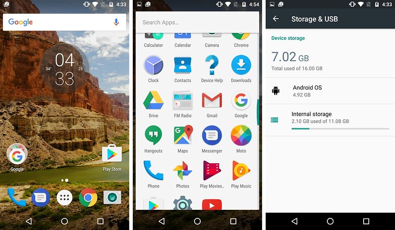 lenovo moto g4 play home drawer storage